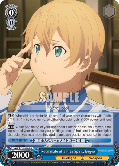 Roommate of a Free Spirit, Eugeo - SAO/S65-E070 - Double Rare available at 401 Games Canada