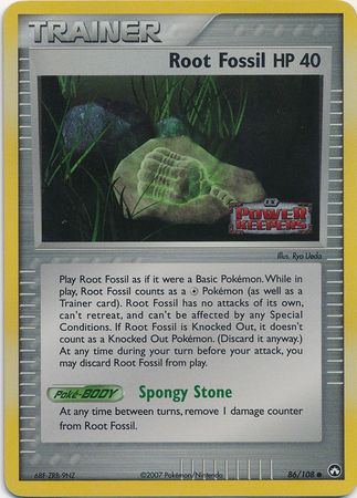 Root Fossil - 86/108 - Common - Reverse Holo available at 401 Games Canada