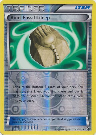 Root Fossil Lileep - 87/101 - Uncommon - Reverse Holo available at 401 Games Canada