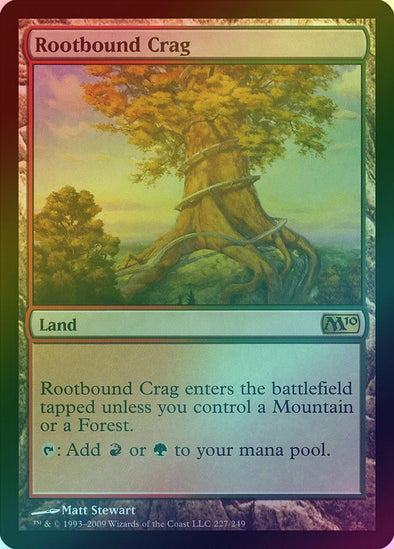 Rootbound Crag (Foil) (M10) available at 401 Games Canada