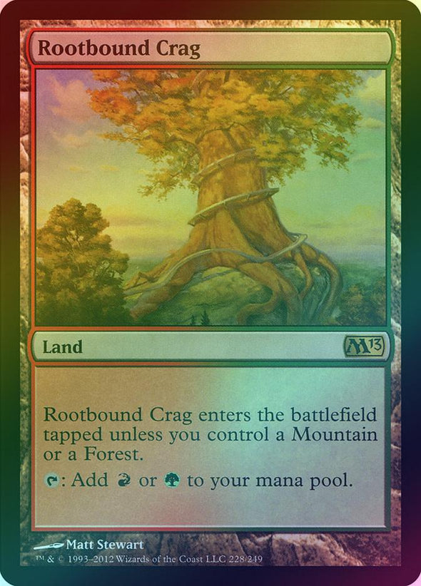 Rootbound Crag (Foil) (M13) available at 401 Games Canada