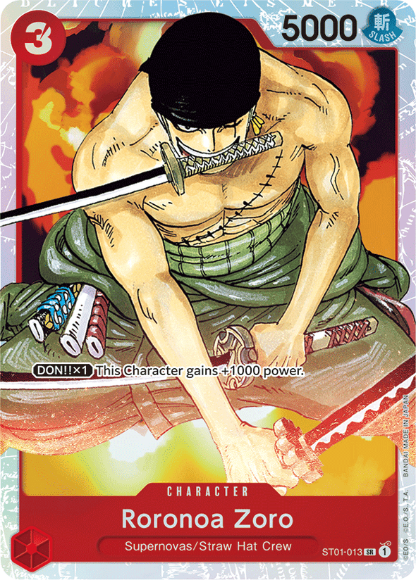 Roronoa Zoro - ST01-013 - Super Rare available at 401 Games Canada