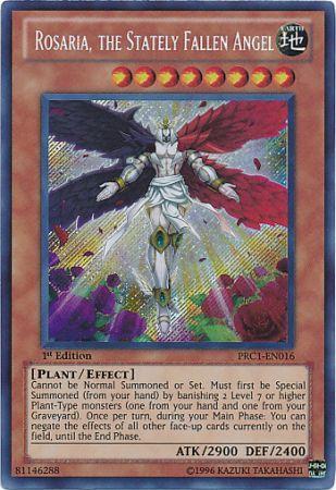 Rosaria, the Stately Fallen Angel - PRC1-EN016 - Secret Rare available at 401 Games Canada