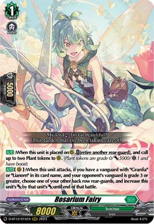 Rosarium Fairy - D-BT12/015EN - Triple Rare available at 401 Games Canada