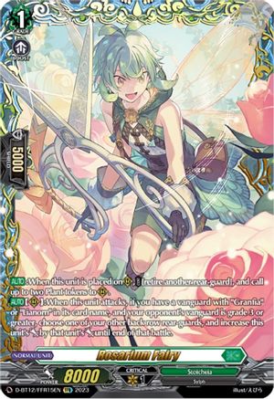 Rosarium Fairy - D-BT12/FFR15EN - Double Frame Rare available at 401 Games Canada