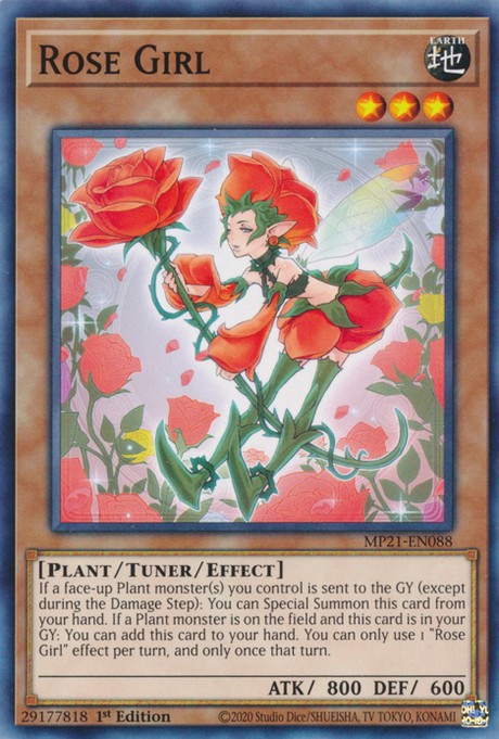 Rose Girl - MP21-EN088 - Common - 1st Edition available at 401 Games Canada