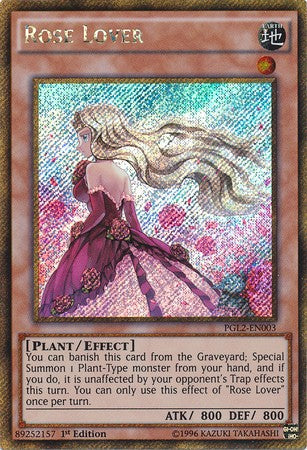 Rose Lover - PGL2-EN003 - Gold Secret Rare - 1st Edition available at 401 Games Canada