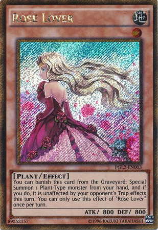 Rose Lover - PGL2-EN003 - Gold Secret Rare - Unlimited available at 401 Games Canada