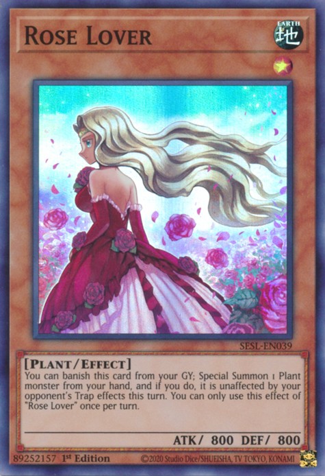 Rose Lover - SESL-EN039 - Super Rare - 1st Edition available at 401 Games Canada