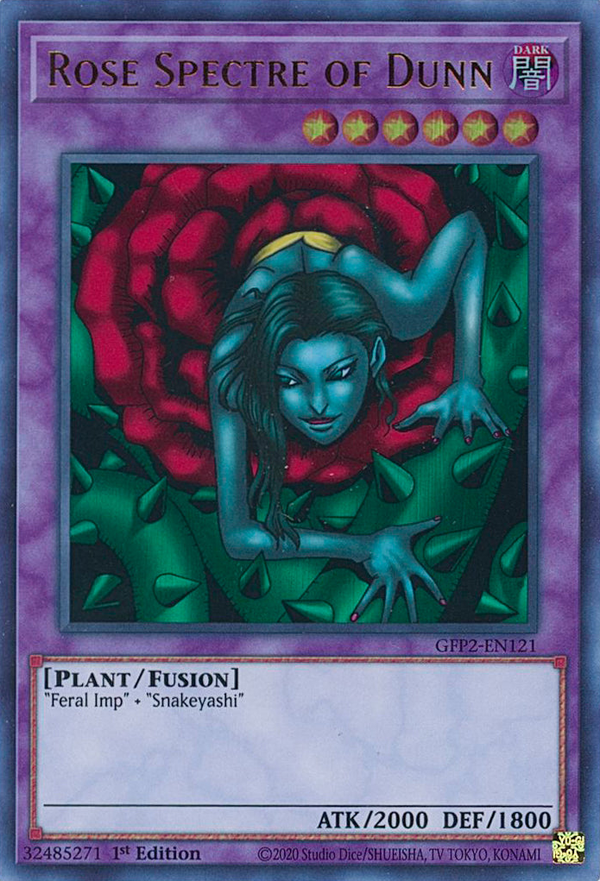 Rose Spectre of Dunn - GFP2-EN121 - Ultra Rare - 1st Edition available at 401 Games Canada