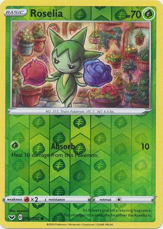 Roselia - 002/202 - Common - Reverse Holo available at 401 Games Canada