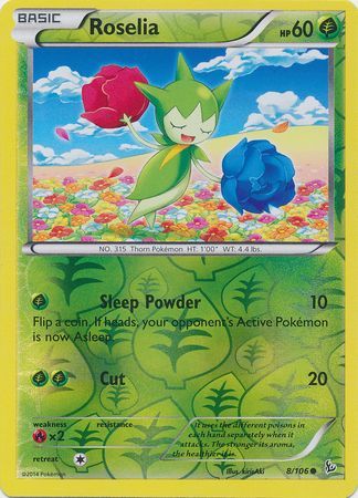 Roselia - 8/106 - Common - Reverse Holo available at 401 Games Canada