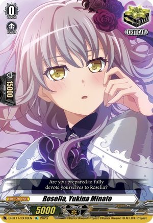 Roselia, Yukina Minato - D-BT11/EX16EN - Extra Rare available at 401 Games Canada