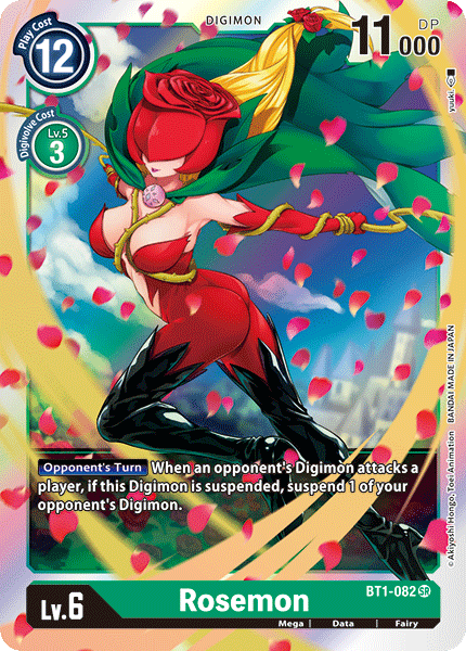 Rosemon - BT1-082 - Super Rare available at 401 Games Canada