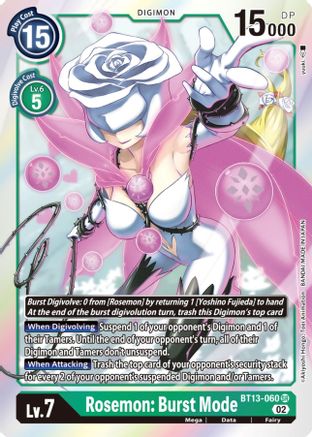 Rosemon: Burst Mode - BT13-060 - Super Rare available at 401 Games Canada