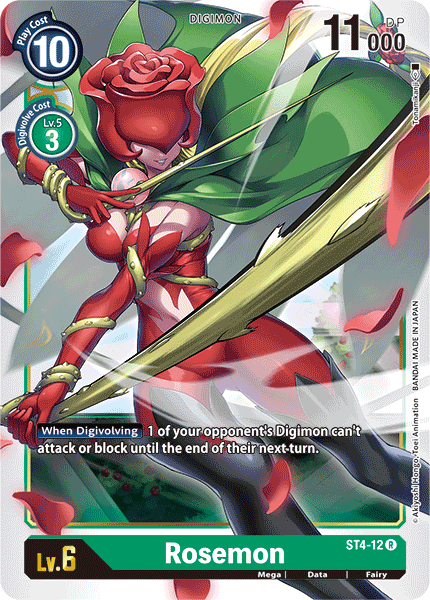 Rosemon - ST4-12 - Rare available at 401 Games Canada