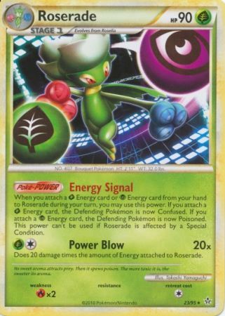 Roserade - 23/95 - Rare available at 401 Games Canada