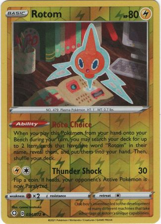 Rotom - 034/072 - Uncommon - Reverse Holo available at 401 Games Canada