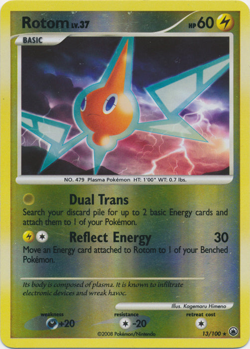 Rotom - 13/100 - Holo Rare - Reverse Holo available at 401 Games Canada
