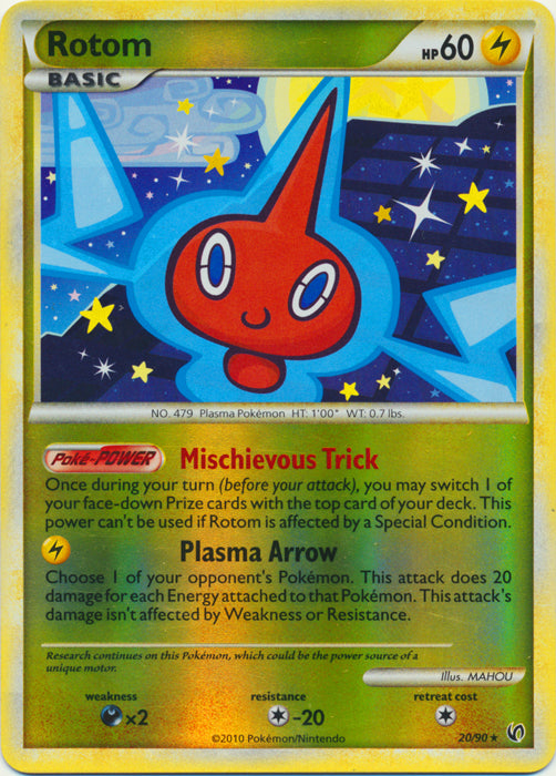 Rotom - 20/90 - Rare - Reverse Holo available at 401 Games Canada