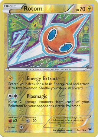 Rotom - 24/124 - Rare - Reverse Holo available at 401 Games Canada