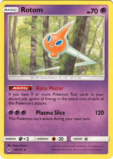 Rotom - 40/131 - Rare available at 401 Games Canada