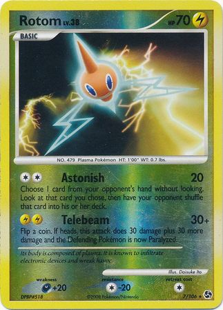 Rotom - 7/106 - Holo Rare - Reverse Holo available at 401 Games Canada