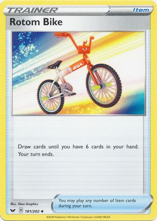 Rotom Bike - 181/202 - Uncommon available at 401 Games Canada