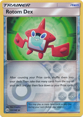 Rotom Dex - 131/149 - Uncommon - Reverse Holo available at 401 Games Canada