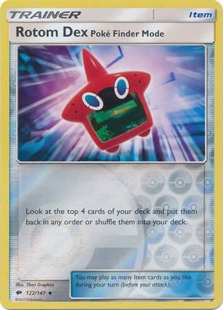 Rotom Dex Poke-Finder Mode - 122/147 - Uncommon - Reverse Holo available at 401 Games Canada