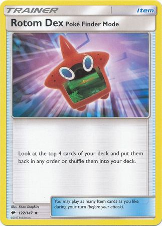 Rotom Dex Poke-Finder Mode - 122/147 - Uncommon available at 401 Games Canada