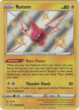 Rotom - SV038/SV122 - Shiny Rare available at 401 Games Canada