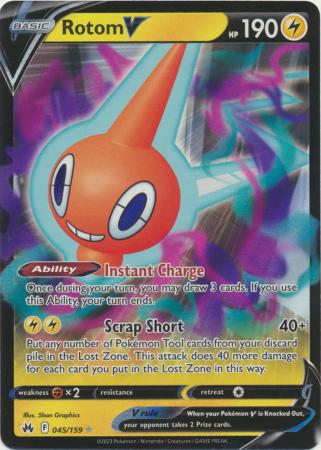 Rotom V - 045/159 - Ultra Rare available at 401 Games Canada