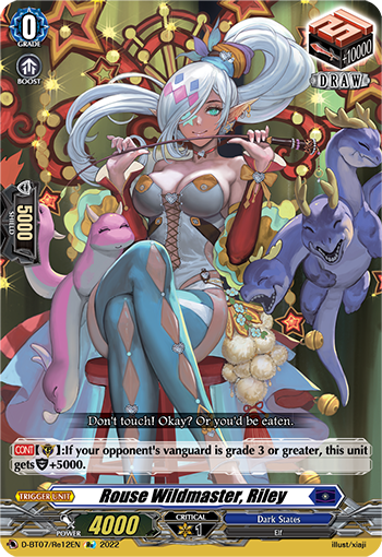 Rouse Wildmaster, Riley - D-BT07/Re12 - Special Reprint available at 401 Games Canada