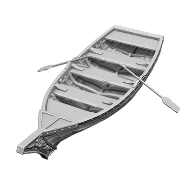 Rowboat and Oars - Wizkids Deep Cuts Unpainted Minis available at 401 Games Canada