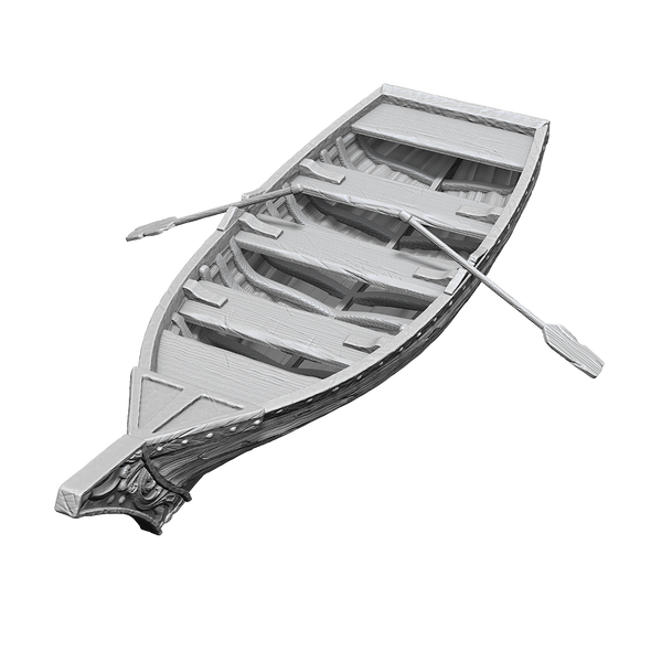 Rowboat and Oars - Wizkids Deep Cuts Unpainted Minis available at 401 Games Canada