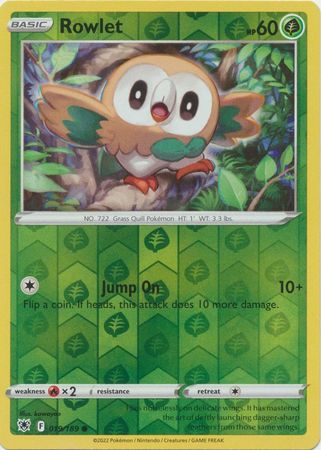 Rowlet - 019/189 - Common - Reverse Holo available at 401 Games Canada