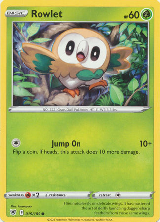 Rowlet - 019/189 - Common available at 401 Games Canada