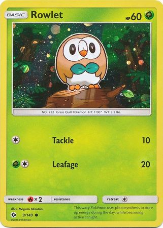 Rowlet - 9/149 - Alternate Holo - Promo available at 401 Games Canada