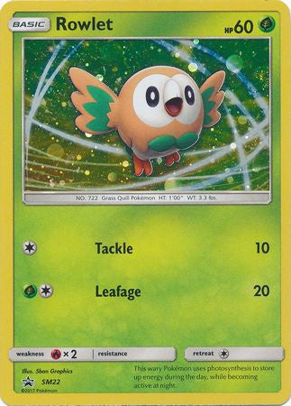 Rowlet - SM22 - Holo Promo available at 401 Games Canada