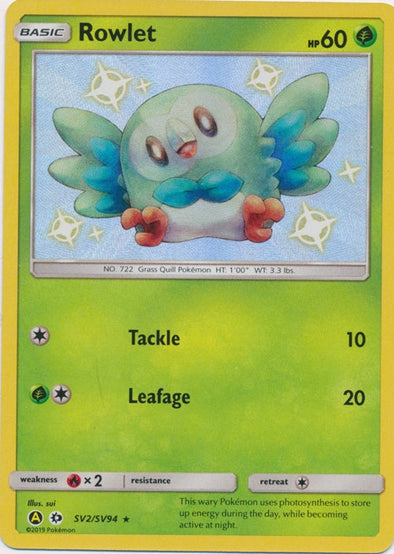 Rowlet - SV2/SV94 - Shiny Rare available at 401 Games Canada