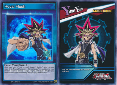 Royal Flush - SBLS-ENS04 - Super Rare - 1st Edition (Skill Card) available at 401 Games Canada