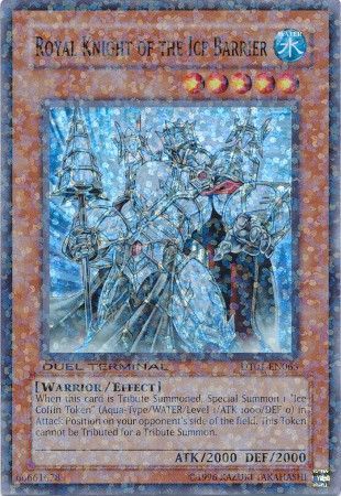 Royal Knight of the Ice Barrier - DT01-EN065 - Super Parallel Rare available at 401 Games Canada