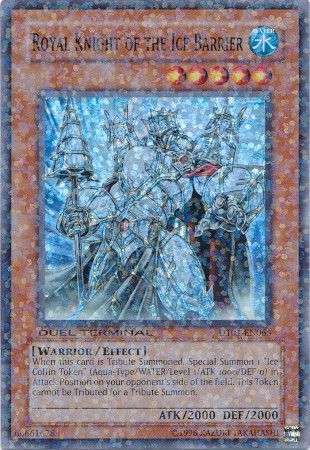 Royal Knight of the Ice Barrier - DT01-EN065 - Super Parallel Rare available at 401 Games Canada
