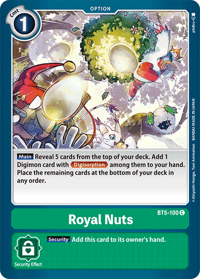 Royal Nuts - BT5-100 - Common available at 401 Games Canada