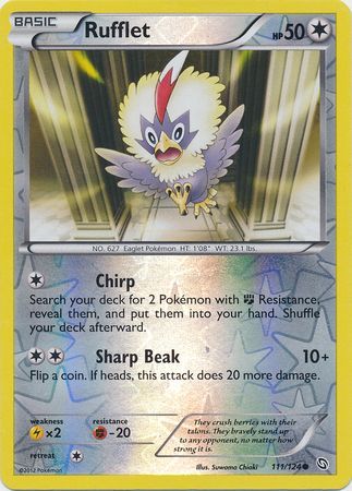 Rufflet - 111/124 - Common - Reverse Holo available at 401 Games Canada