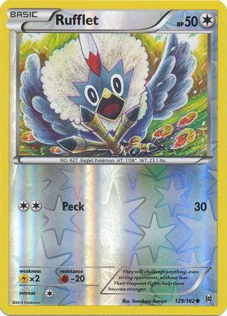 Rufflet - 129/162 - Common - Reverse Holo available at 401 Games Canada