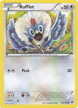 Rufflet - 129/162 - Common available at 401 Games Canada