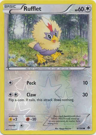 Rufflet - 87/98 - Common - Reverse Holo available at 401 Games Canada