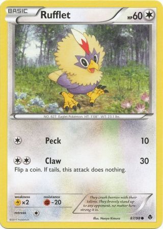 Rufflet - 87/98 - Common available at 401 Games Canada